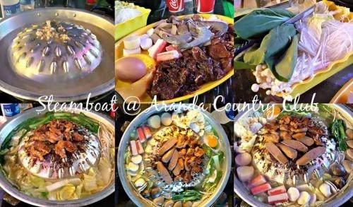 BBQ Steamboat using charcoal stove