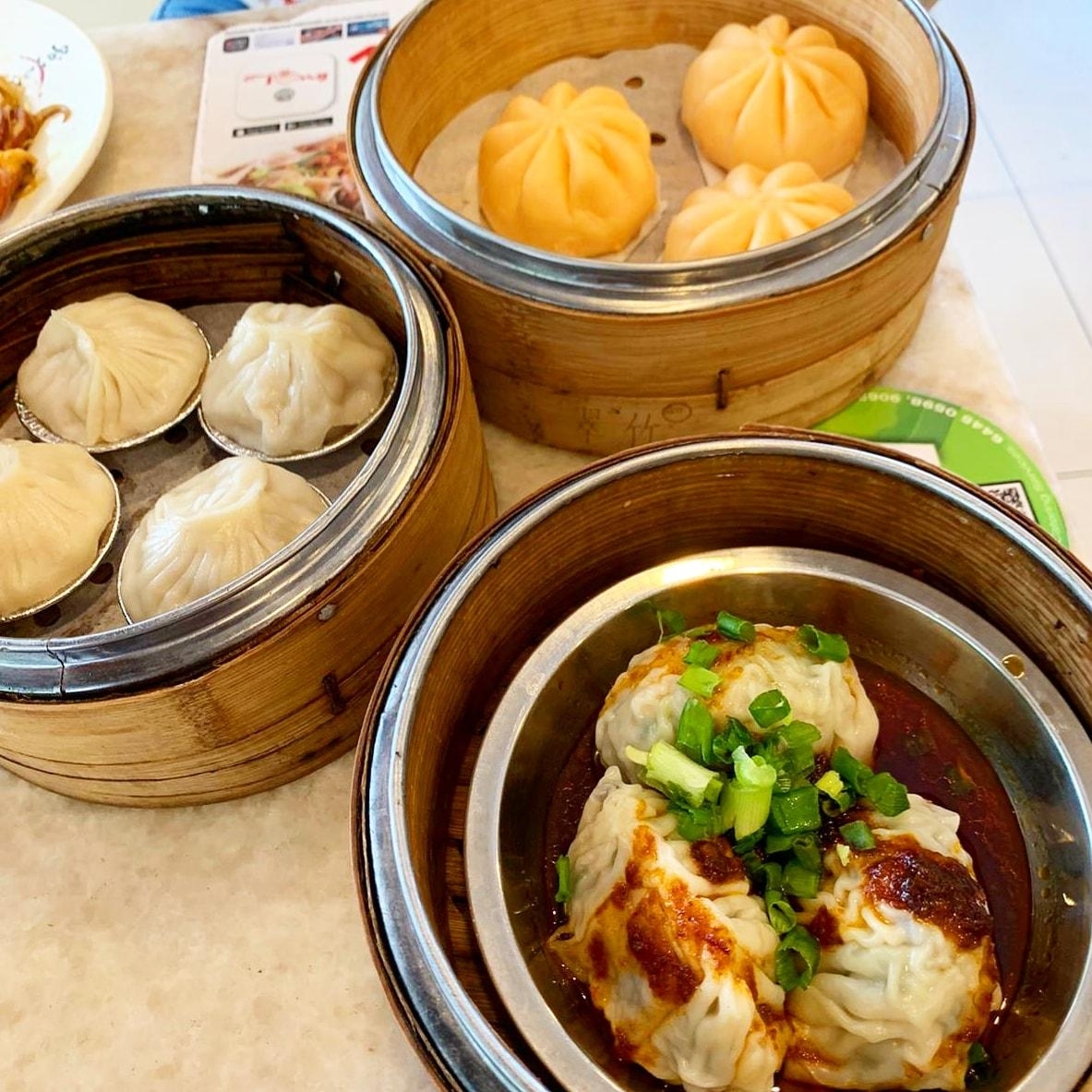 Assortment of dim sum