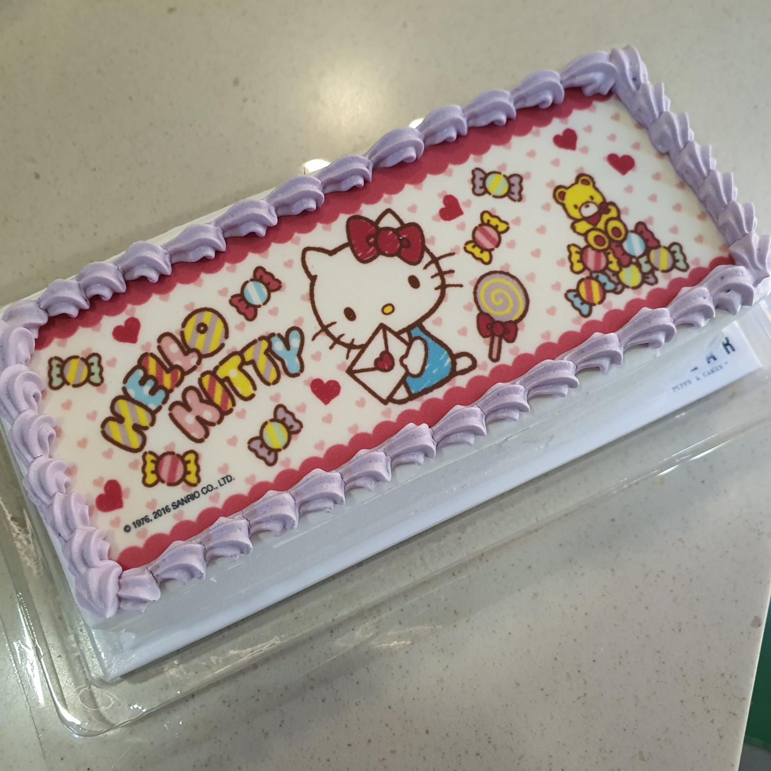 Hello Kitty Block Cake