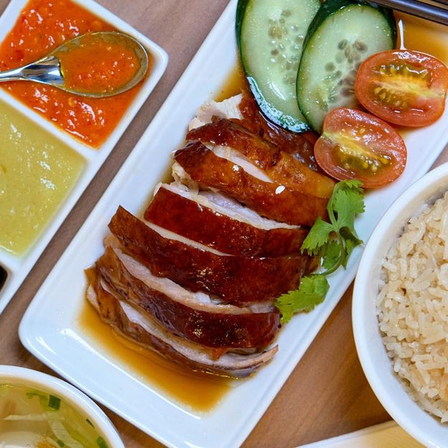 Roasted Boneless Chicken Rice