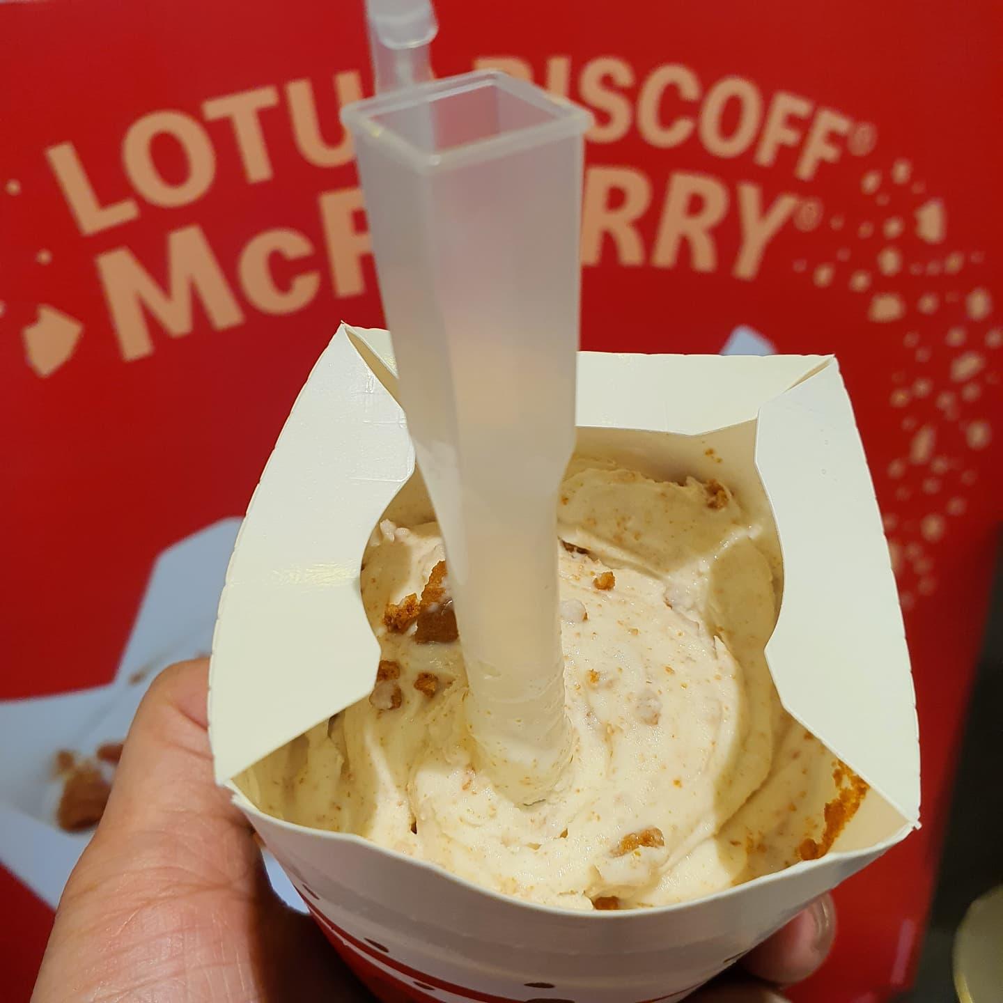 Biscoff mcflurry Our menu