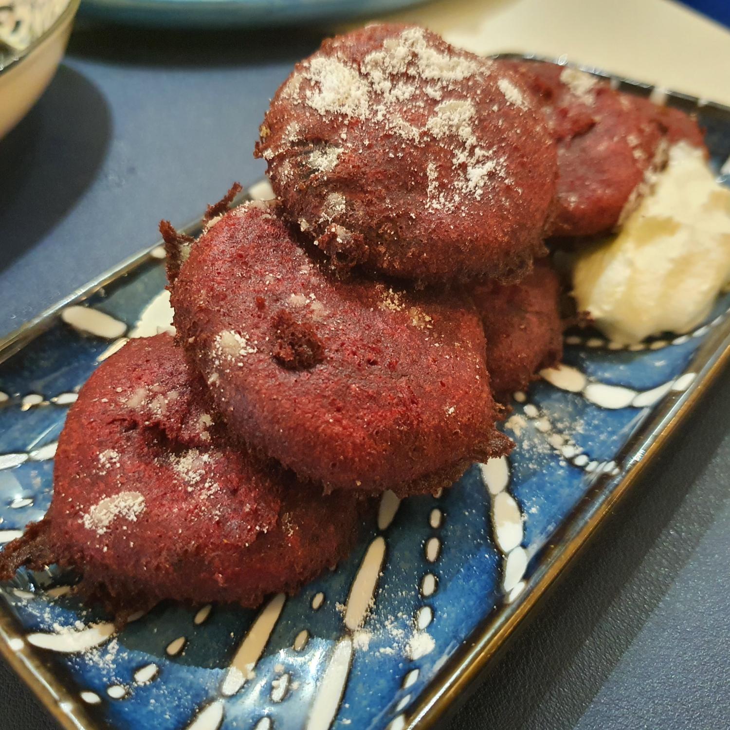 Red Velvert Fried Oreos