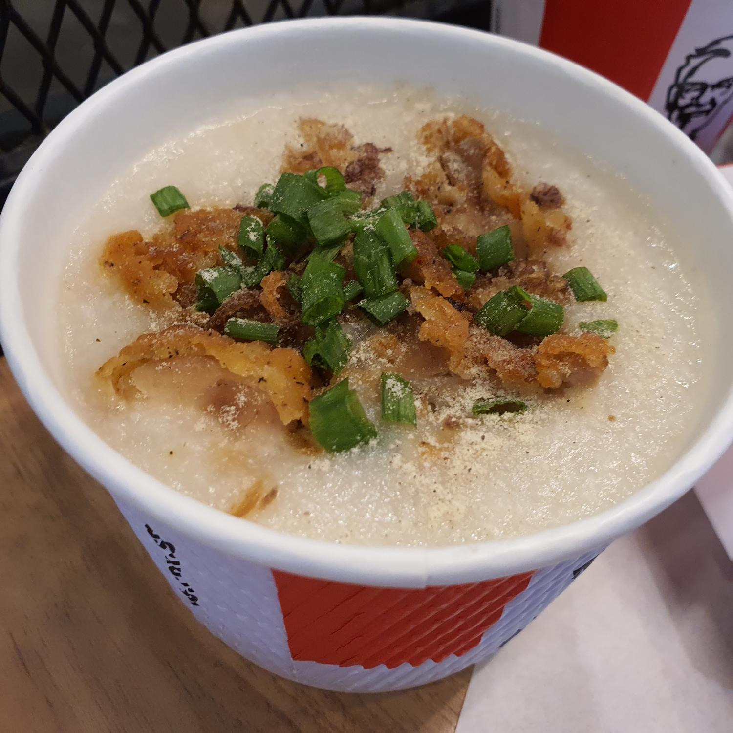 Original Recipe Porridge at KFC - Halal Tag Singapore
