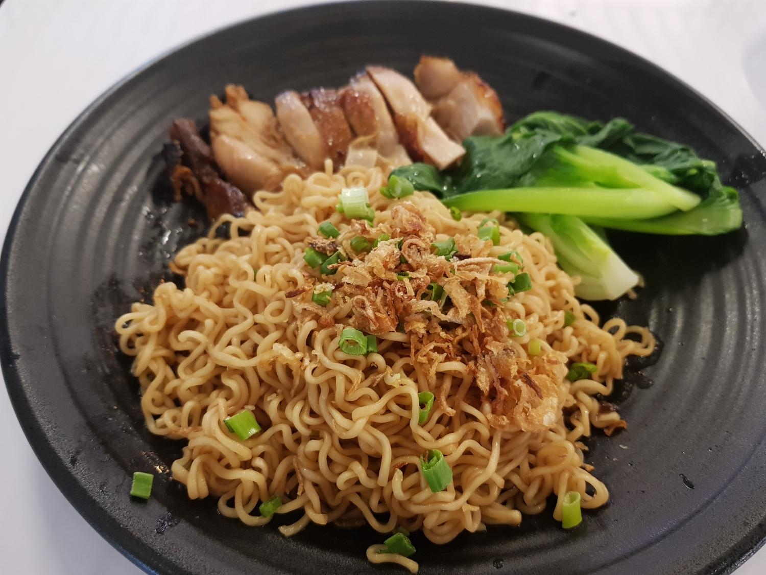 Dry Noodles with Grilled Chicken