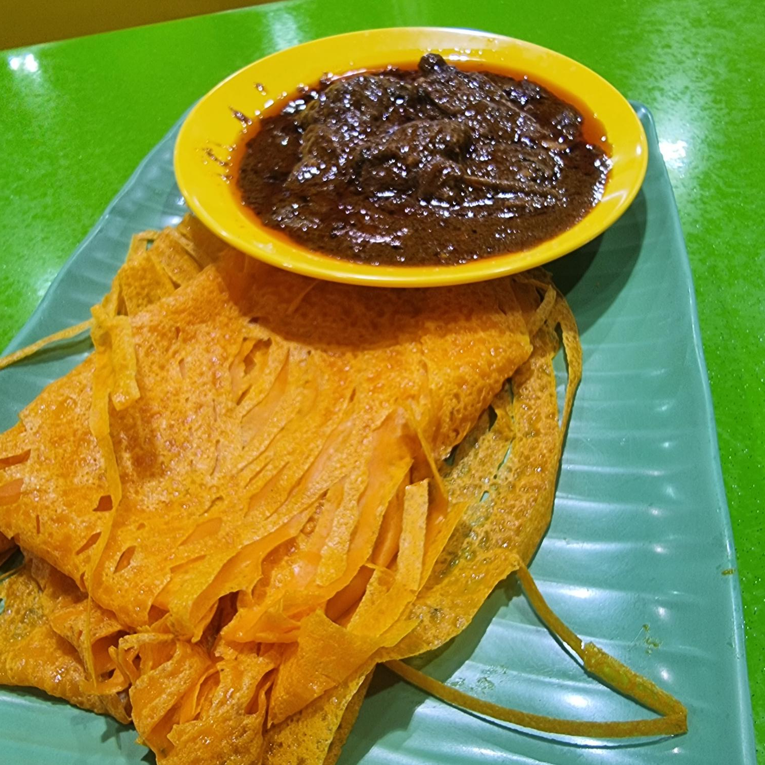 Roti Kirai with Mutton Curry
