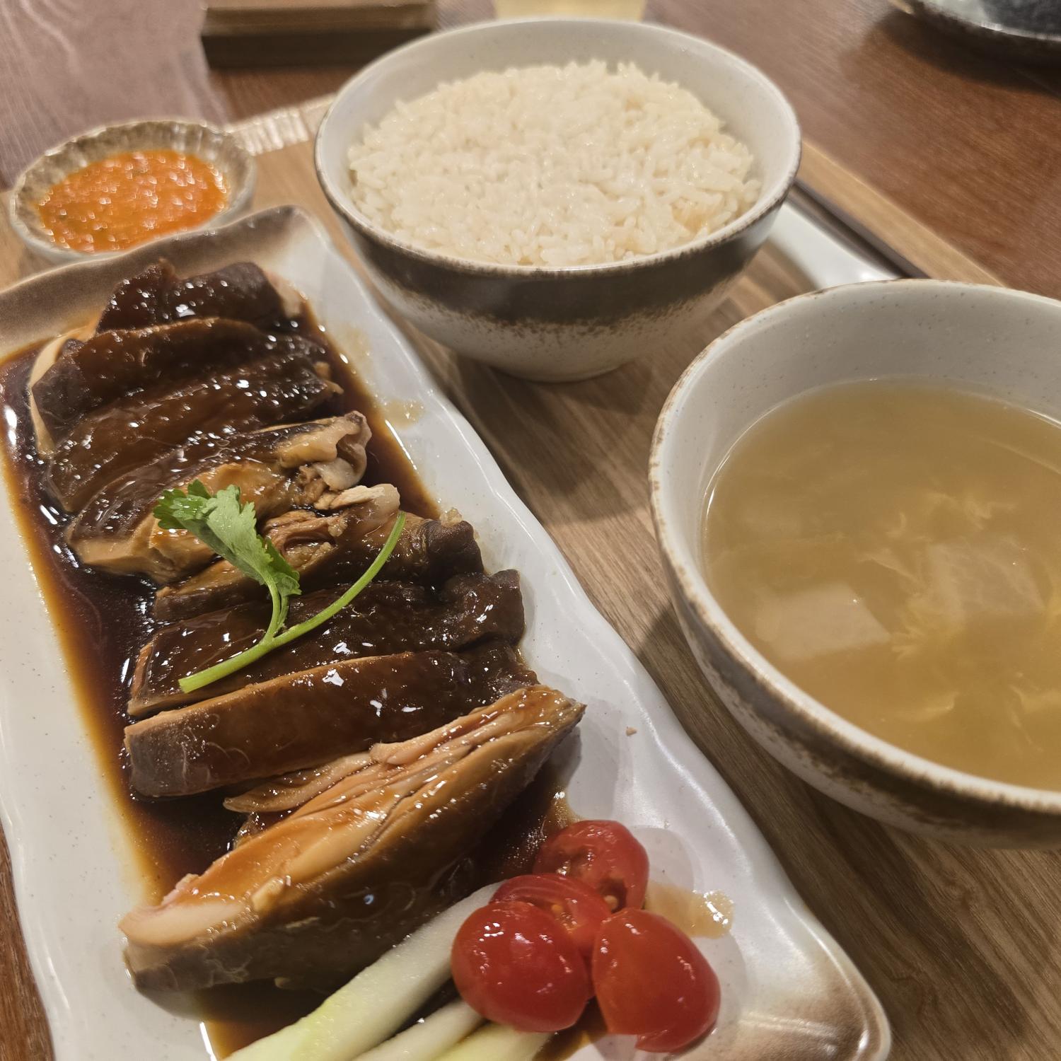 Soy Sauce Chicken Rice