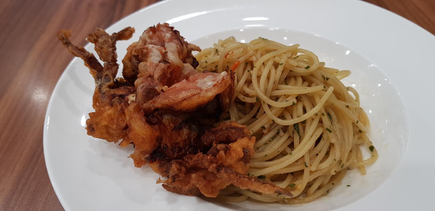 Soft Shell Crab Pasta