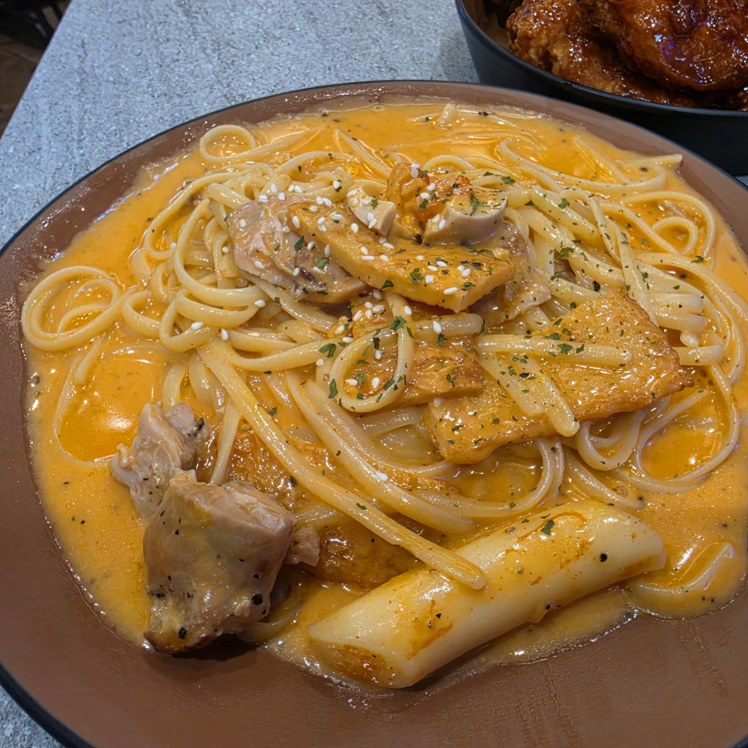 Rose Teokbokki Pasta