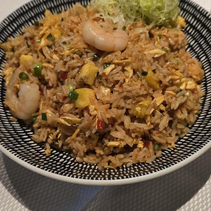 Belacan Fried Rice with Shrimps