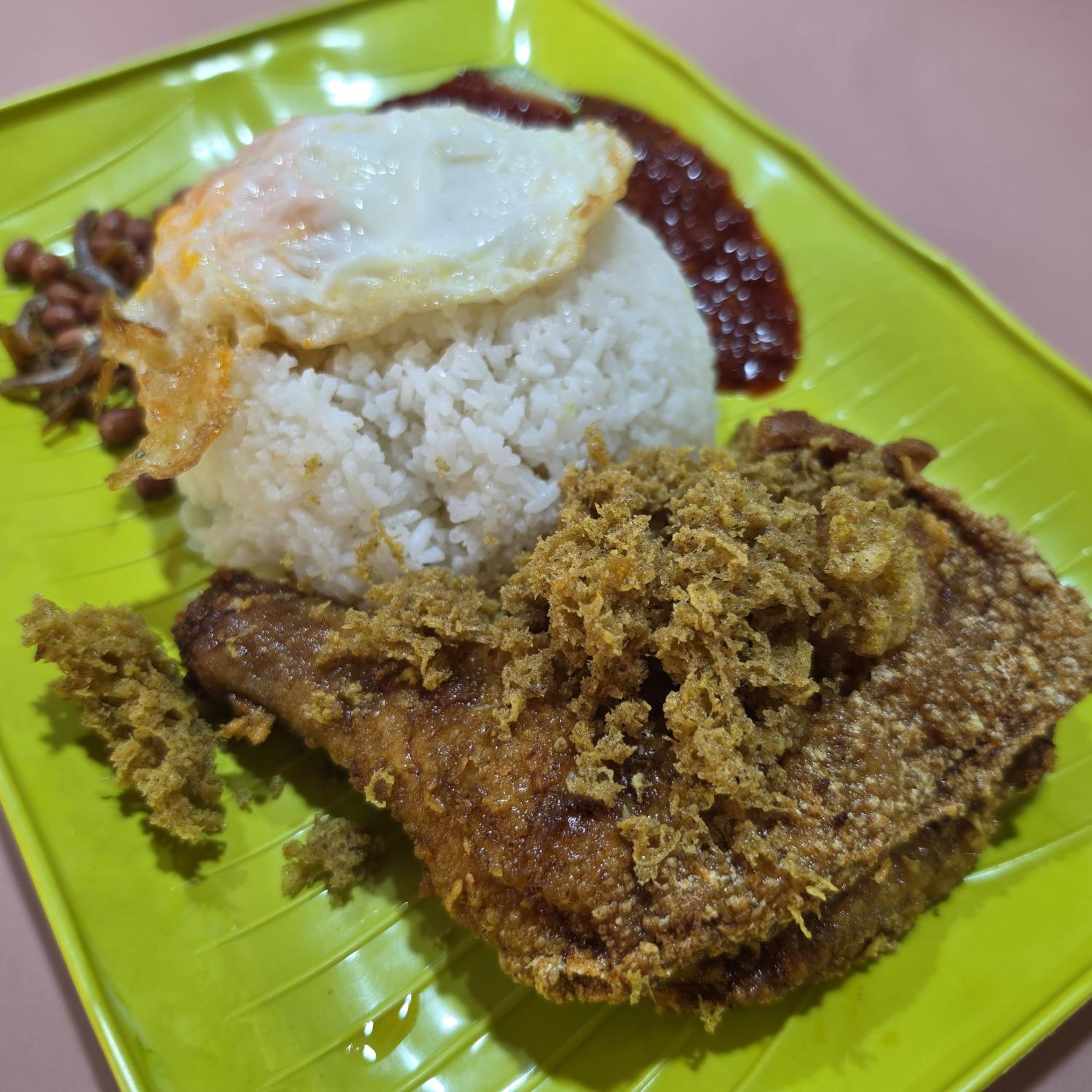 Nasi Lemak Chicken Leg