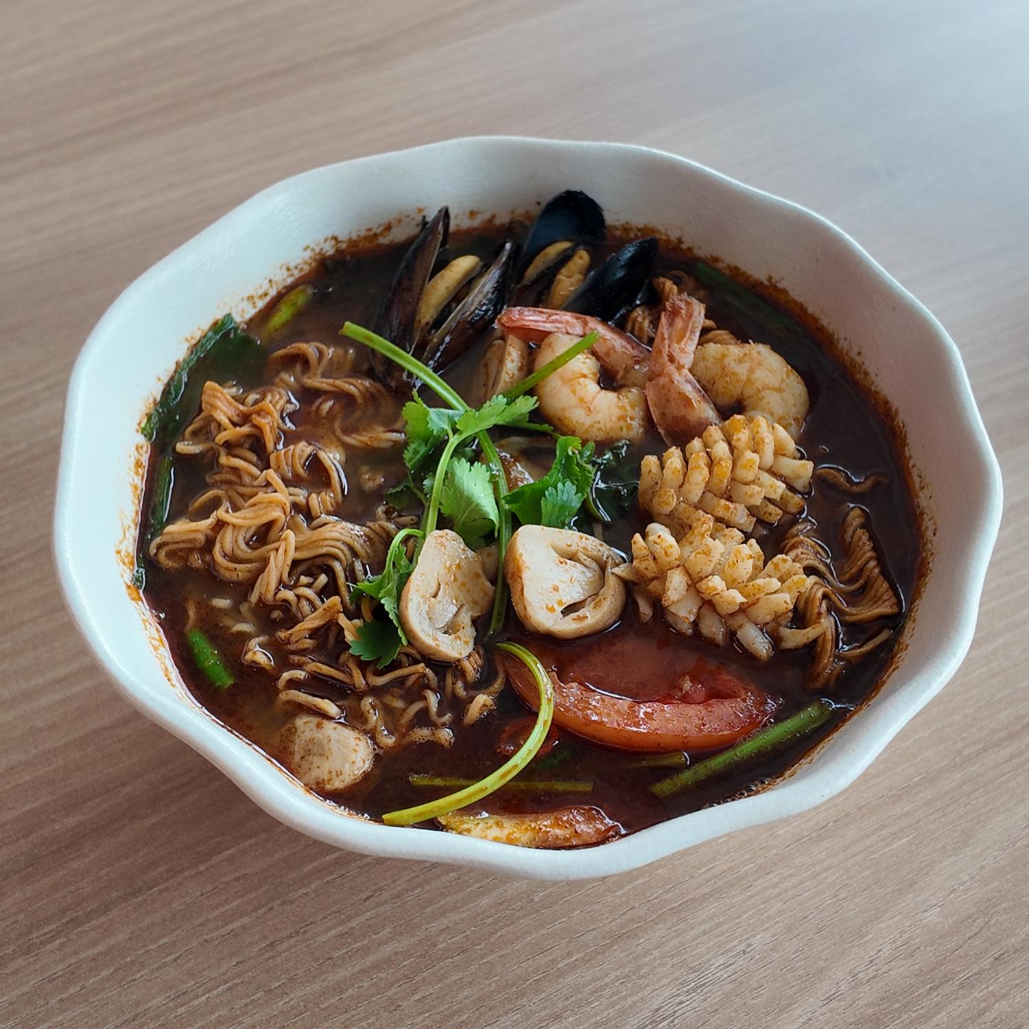 Tom Yum Seafood Mee Mak Mak Soup