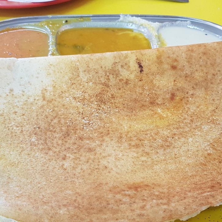 Egg Thosai at Saffrons Halal Tag Singapore