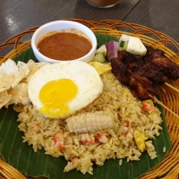 Nasi goreng with Chicken Satay