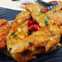 Salted Egg Chicken Wing