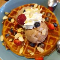 Buttermilk Waffles Ice Cream