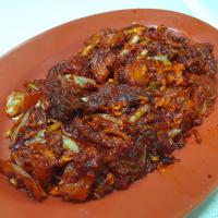 Fried Mutton Steak