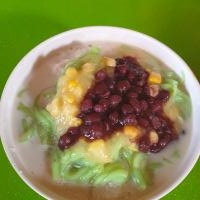 Cendol Melaka w Red Bean & Corn