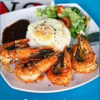 BBQ Prawn Nasi Lemak