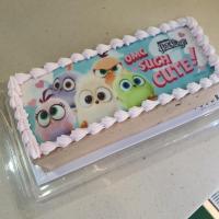 Angry Bird Block Cake