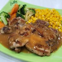 Grilled Chicken Chop with Corn Kernel