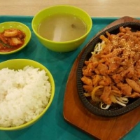 Korean chicken bbq set