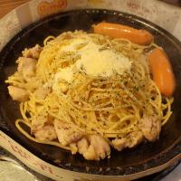 Chicken & Cheese Chicken Sausage Aglio Olio