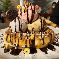 Belgium Waffles and Gelato