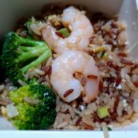Egg Fried Rice (Healthier Edition) with Prawn