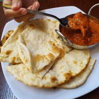 Naan with Butter Chicken