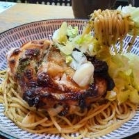 Chicken Chop Aglio Olio