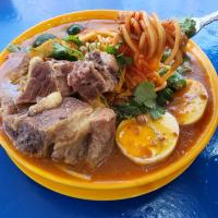 Mee Rebus with Beef Ribs