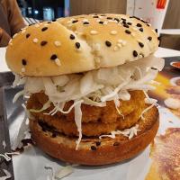 Hokkaido Salmon Sugoi Double Burger