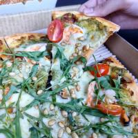 Seafood Pesto Pizza