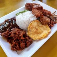 Nasi Lemak with Beef Rendang