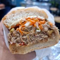 Pulled Duck Sandwich