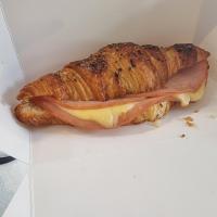 Garlic Ham and Cheese Croissant
