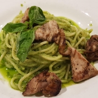 Grilled Chicken Pesto Pasta