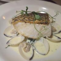 Atlantic Black Cod with Vin Blanc Cream Sauce