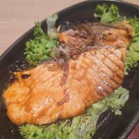 Teppanyaki Teriyaki Salmon