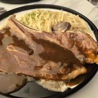 Grilled Lamb Chop With Carbonara
