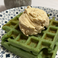 Pandan Waffles