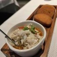 Chilli Crab Meat Sauce with Mantou