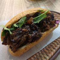 Stir-Fried Beef Baguette
