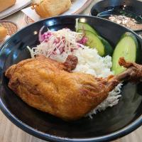 Crispy Fried Chicken Drumstick Rice