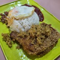 Nasi Lemak Chicken Leg