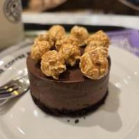 Popcorn Chocolate Mousse Cake