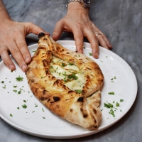 Sicilian Boat Pizza