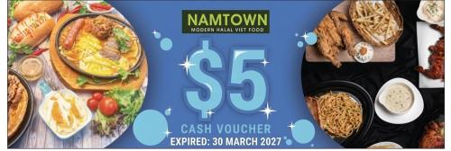 $5 Cash Voucher for Namtown